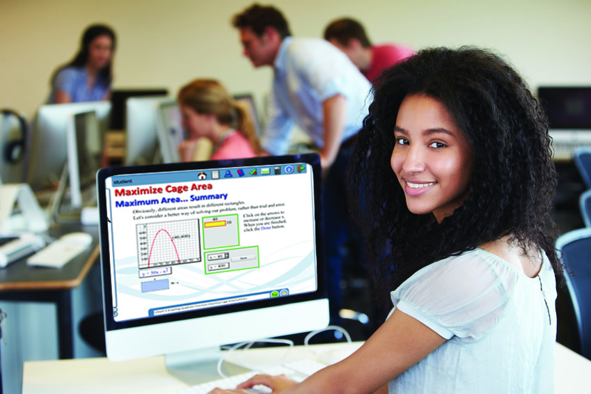 students using UMathX Software